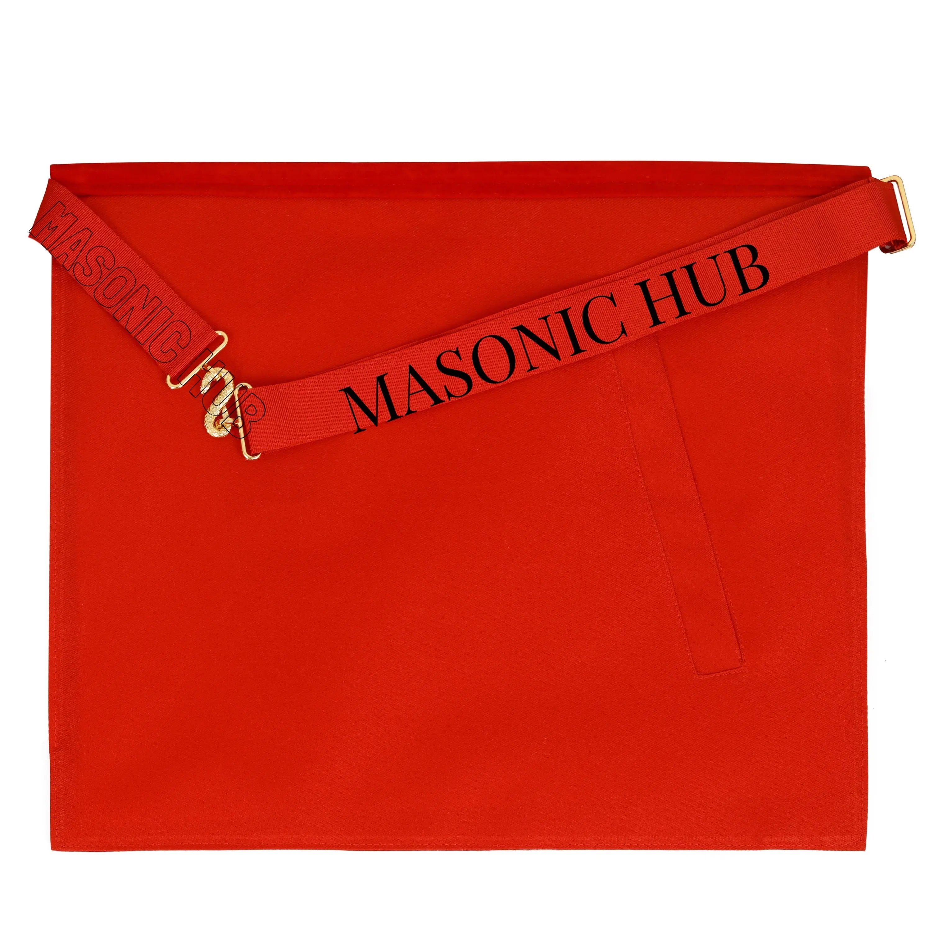 Handcrafted Lambskin Masonic Royal Arch Past High Priest PHP Apron for Freemason Masonic Hub
