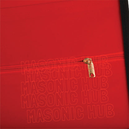Custom Royal Arch Masonic Apron Case – Hand-Embroidered Regalia Storage with Handle