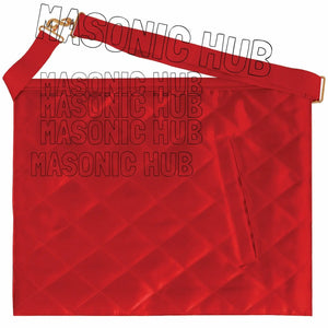 Luxury Handmade Lambskin Apron | Royal Arch Past High Priest (PHP) Grand Chapter My Store