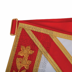 Luxury Handmade Lambskin Apron | Royal Arch Past High Priest (PHP) Grand Chapter My Store
