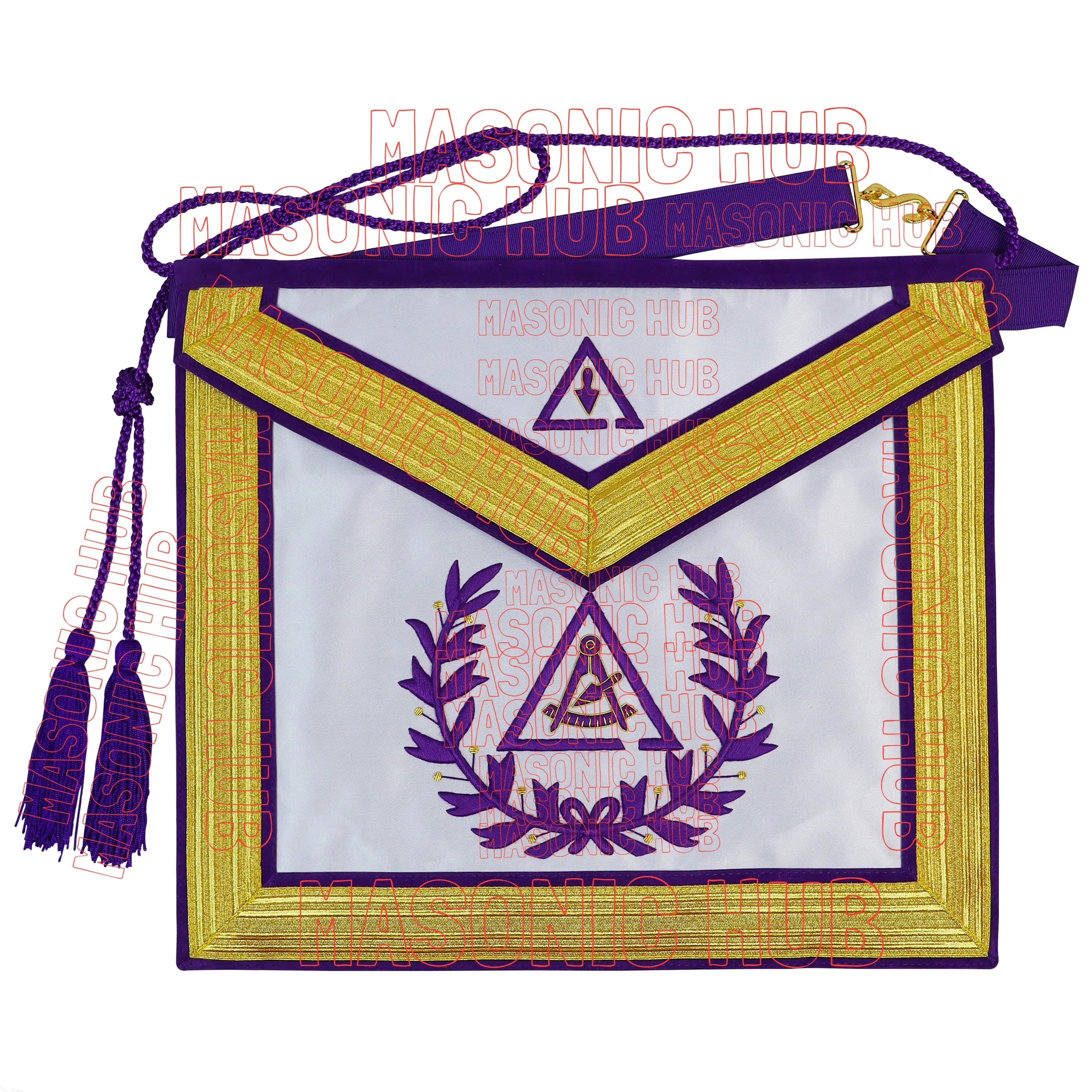 Prince Hall Grand Council PHA Past Thrice Illustrious Master Apron Masonic Hub