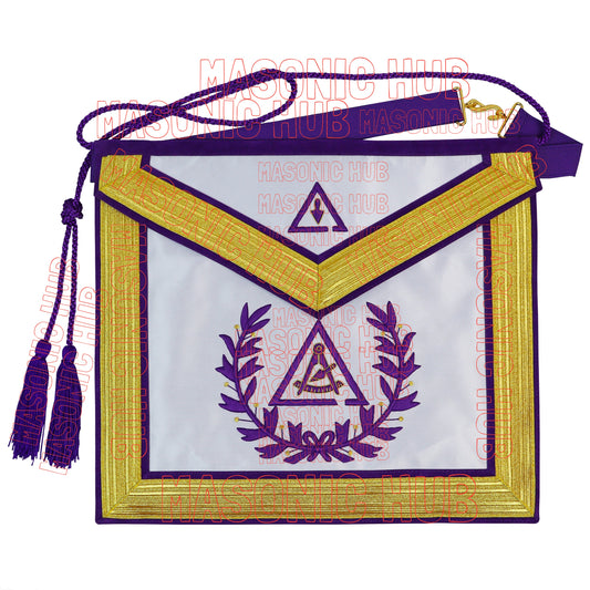 Prince Hall Grand Council PHA Past Thrice Illustrious Master Apron