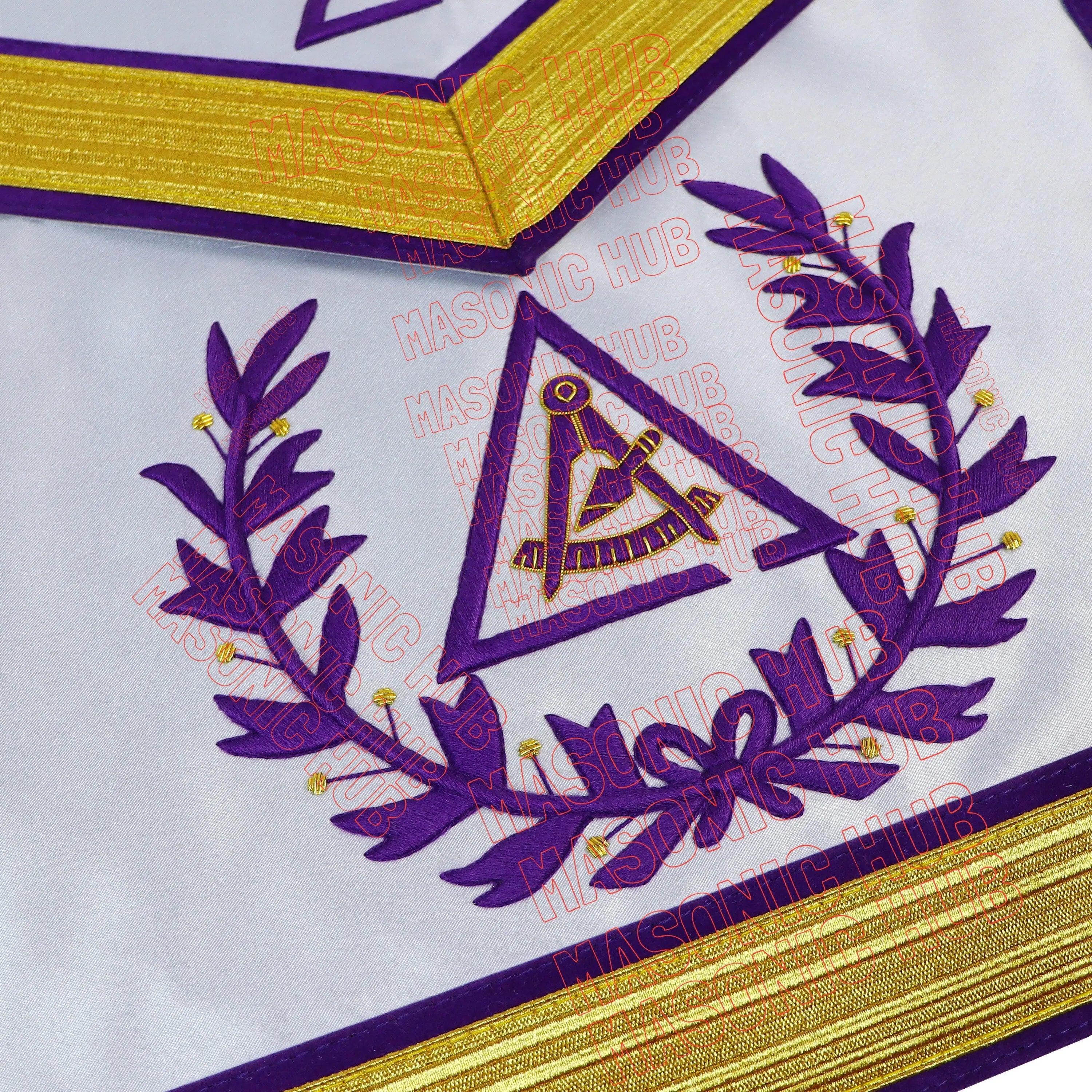 Prince Hall Grand Council PHA Past Thrice Illustrious Master Apron Masonic Hub