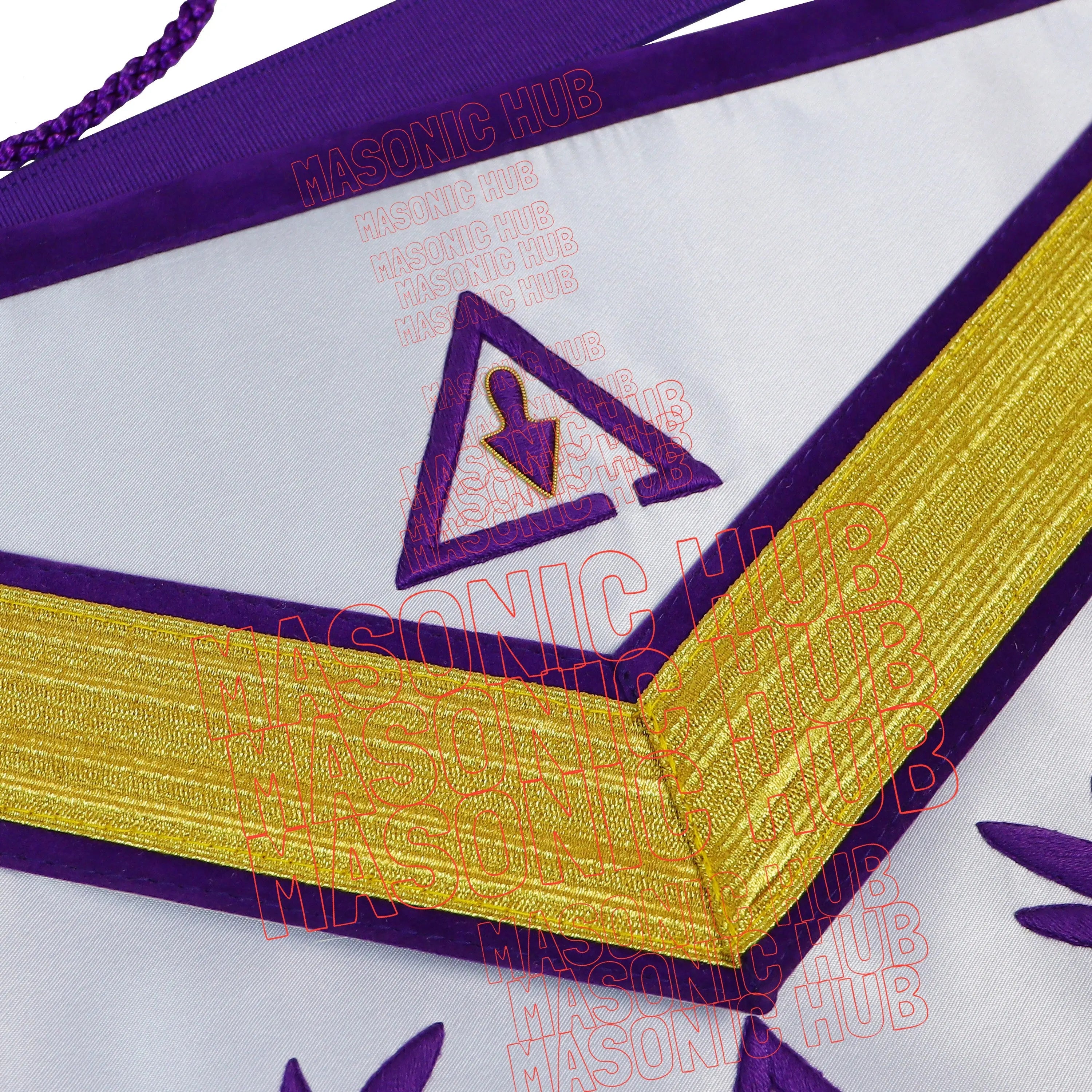 Prince Hall Grand Council PHA Past Thrice Illustrious Master Apron Masonic Hub