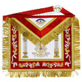 Handmade Masonic Past Master Apron – Premium Sheep Leather with Gold &amp; Silver Bullion Embroidery Masonic Hub