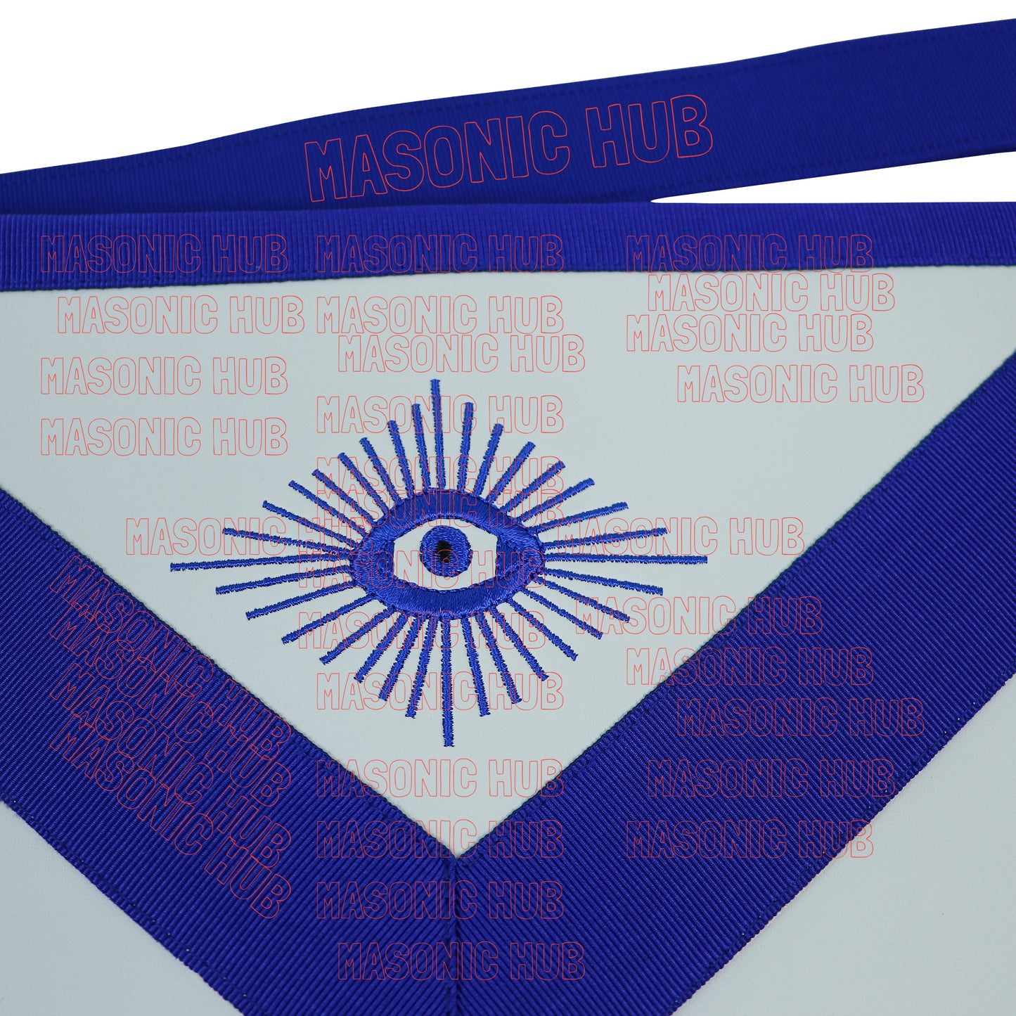 Masonic Blue Lodge Worshipful Master Apron Set with Chain Collar & Gloves – Officer Regalia
