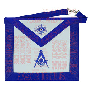 Masonic Blue Lodge Senior Deacon Apron Set – Includes Chain Collar & Cotton Gloves Masonic Hub