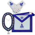 Masonic Blue Lodge Senior Deacon Apron Set – Includes Chain Collar & Cotton Gloves Masonic Hub