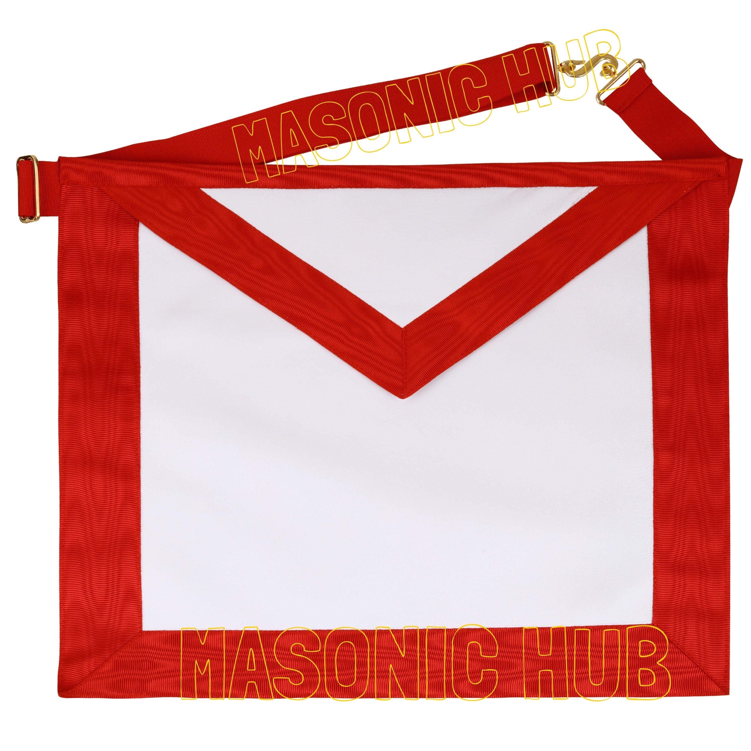 Allied Masonic Degree (AMD) Architect Apron – Handmade 100% Lambskin Masonic Hub