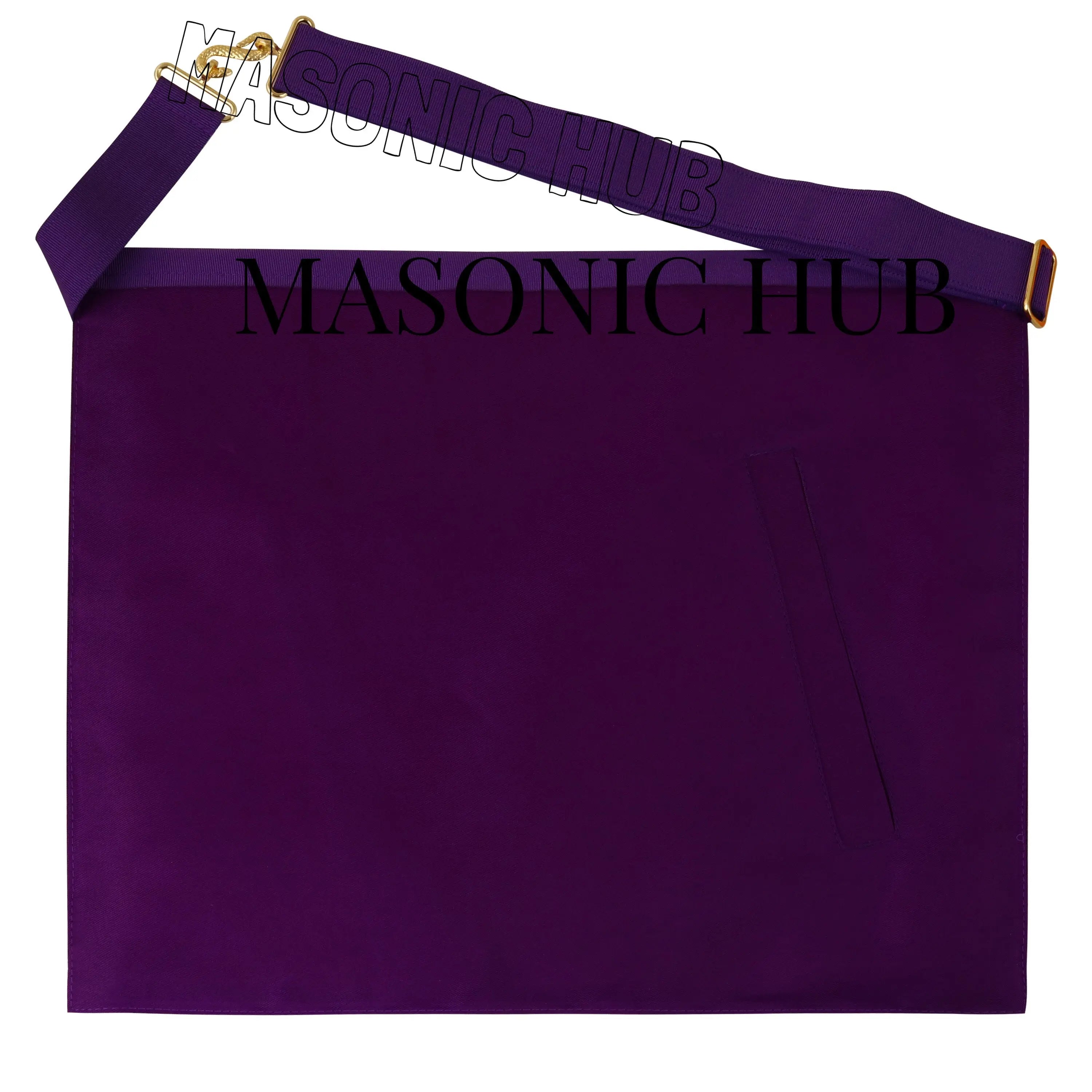 Allied Masonic Degree (AMD) Superintendent Apron – Handmade 100% Lambskin Masonic Hub