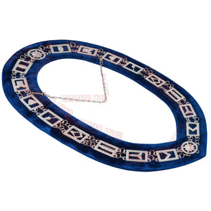 Masonic Blue Lodge Officers Working Tools lot of 12 Chain Collars + Free Jewels Masonic Hub