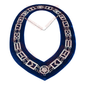 Masonic Blue Lodge Officers Working Tools lot of 12 Chain Collars + Free Jewels Masonic Hub