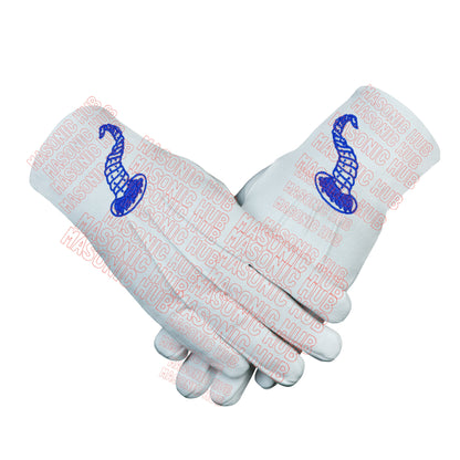 Masonic Junior Steward Apron Set with Chain Collar & Gloves - Blue Lodge Officer Regalia