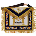 Masonic Custom Past Master Apron – Hand-Embroidered 100% Lambskin Masonic Hub
