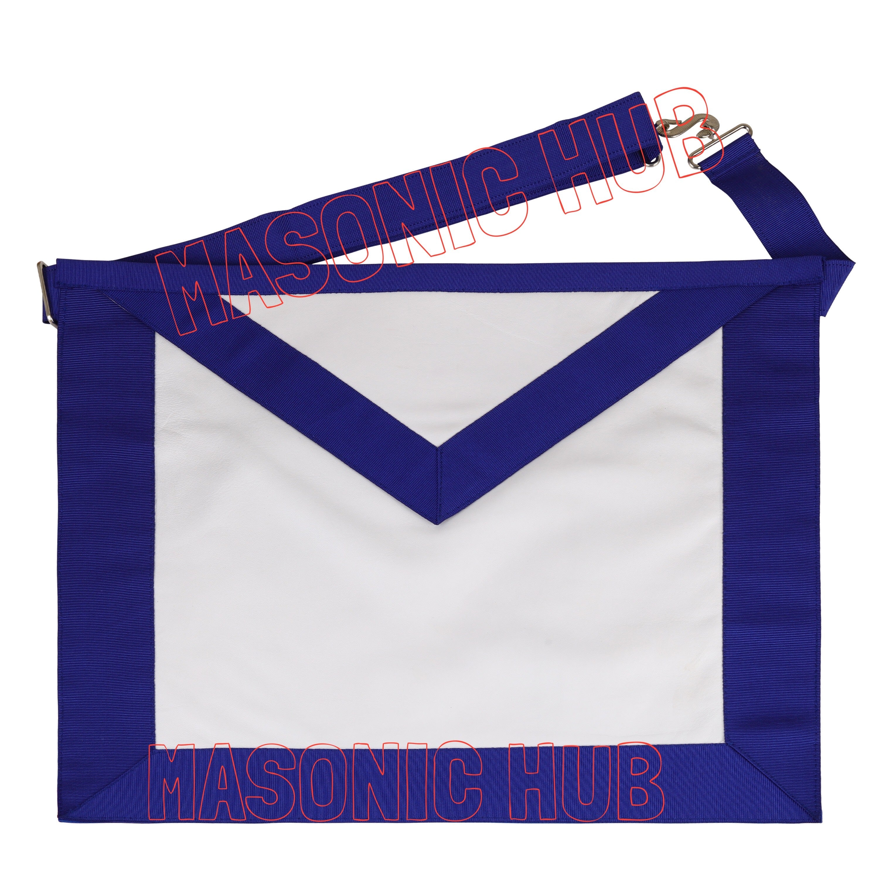 Masonic Blue Lodge Member Apron – 100% Lambskin Masonic Hub