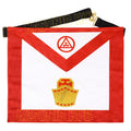 RAM Past High Priest 100% Lambskin Apron – Handmade Royal Arch Masonic Regalia Masonic Hub
