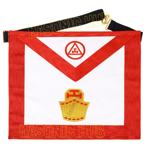 RAM Past High Priest 100% Lambskin Apron – Handmade Royal Arch Masonic Regalia Masonic Hub